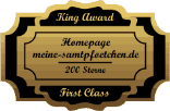 King Award Medaille Meine-Samtpfoetchen