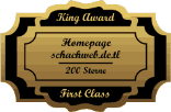 King Award Medaille First Class Schachweb