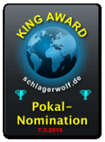 King Award Nominationsschild Schlagerwolf
