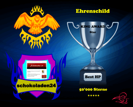 King Award Ehrenschild Schokoladen24