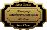 King Award Medaille First Class Seitenbummler