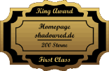 King Award Medaille First Class Shadow red