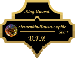 King Award Medaille VIP Sternenkindlaura