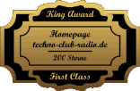 King Award Medaille First Class Techno Club Radio