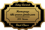 King Award Medaille First Class Tibi-Power