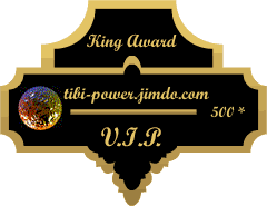 King Award Medaille VIP Tibi-Power