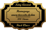 King Award Medaille First Class Tierseite