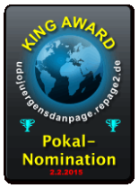 King Award Nominationsschild Udo Jürgens Fanpage