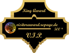 King Award Medaille VIP Visitoraward