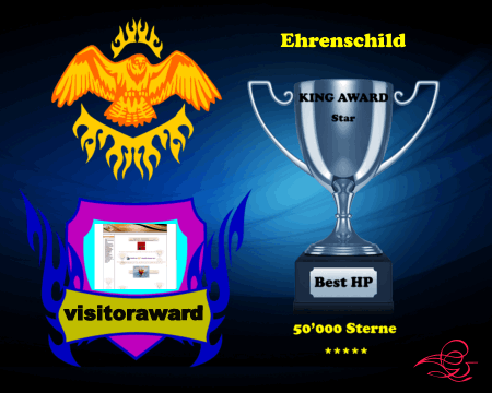 King Award Ehrenschild Visitoraward