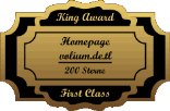 King Award Medaille First Class Volium