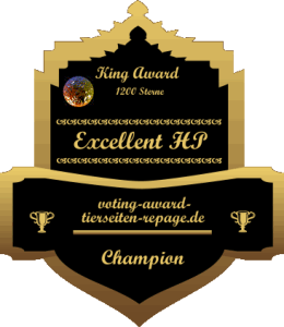 King Award Medaille Champion Voting-Award Tierseiten