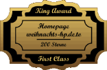 King Award Medaille First Class Weihnachts-HP