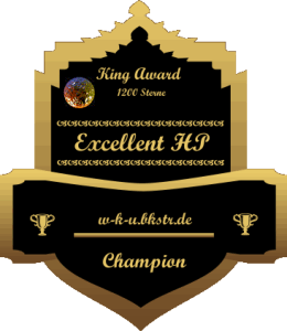 King Award Medaille Champion Wir kennen uns WKU