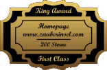 King Award Medaille First Class Zauberinsel