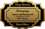 King Award Medaille Zeit-Banner